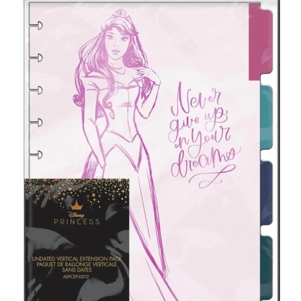 Disney Happy Planner UNdated Extension Packs with Stickers + Folders